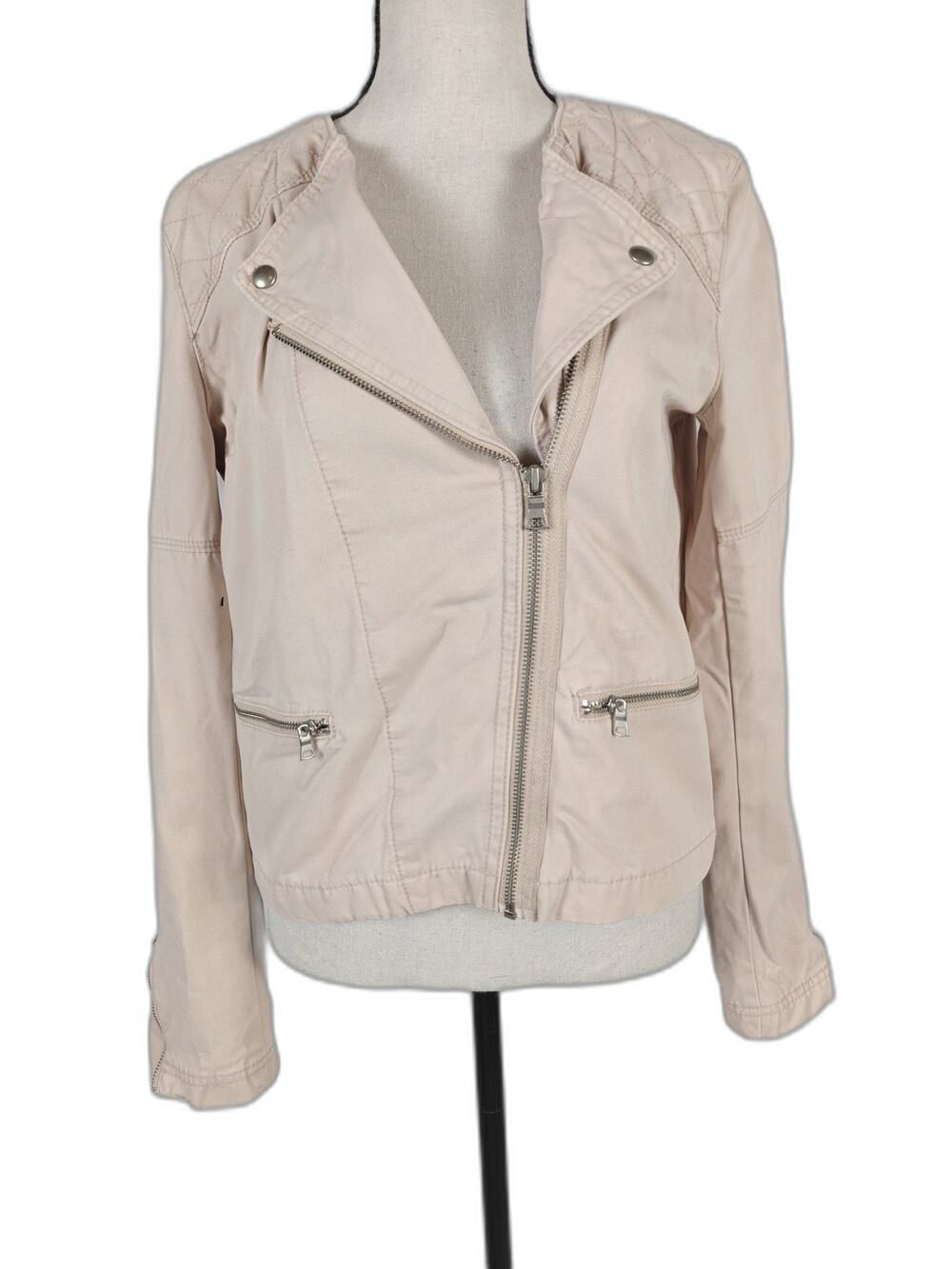 Womens Gap Moto Jacket Blush Pink Size 6
